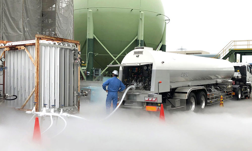 イメージ：アンモニア液回収・窒素パージシステム